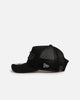 New Era New York Yankees 'Distressed' 9FORTY A-Frame Trucker Snapback Black/White