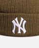 New Era New York Yankees 'Melange' Knitted Beanie Olive