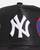 New Era New York Yankees 'Mesh Crown All Over Logos' 9FORTY A-Frame Snapback Official Team Colour