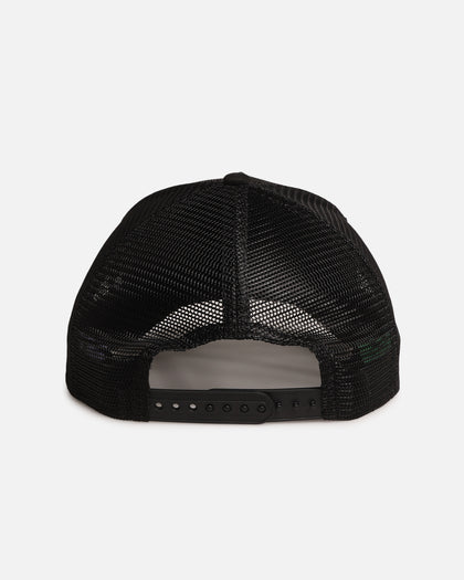 New Era Cronulla Sutherland Sharks 'NRL Mesh Crown' 9FORTY A-Frame Trucker Snapback Black