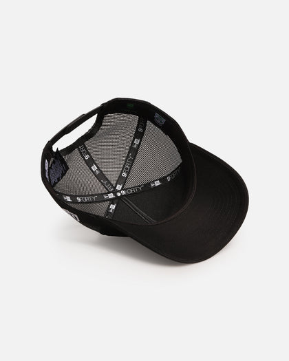 New Era New Zealand Warriors 'NRL Mesh Crown' 9FORTY A-Frame Trucker Snapback Black