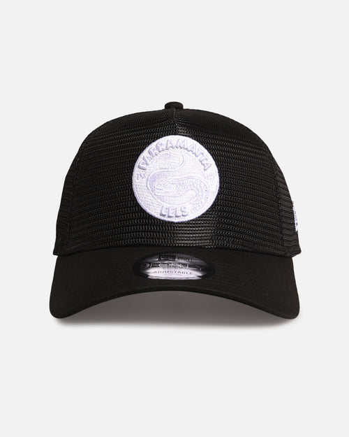 New Era Parramatta Eels 'NRL Mesh Crown' 9FORTY A-Frame Trucker Snapback Black