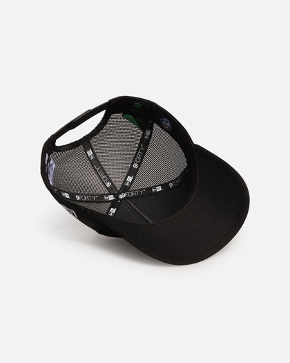 New Era Parramatta Eels 'NRL Mesh Crown' 9FORTY A-Frame Trucker Snapback Black
