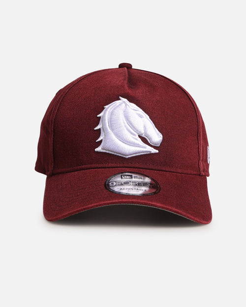 New Era Brisbane Broncos 'NRL Washed OTC' 9FORTY A-Frame Snapback Dark Purple