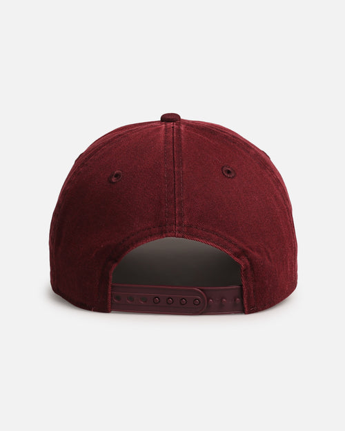 New Era Brisbane Broncos 'NRL Washed OTC' 9FORTY A-Frame Snapback Dark Purple