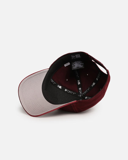 New Era Brisbane Broncos 'NRL Washed OTC' 9FORTY A-Frame Snapback Dark Purple