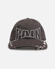 Loiter Pain Strapback Hat Black