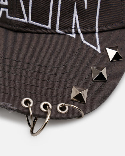 Loiter Pain Strapback Hat Black