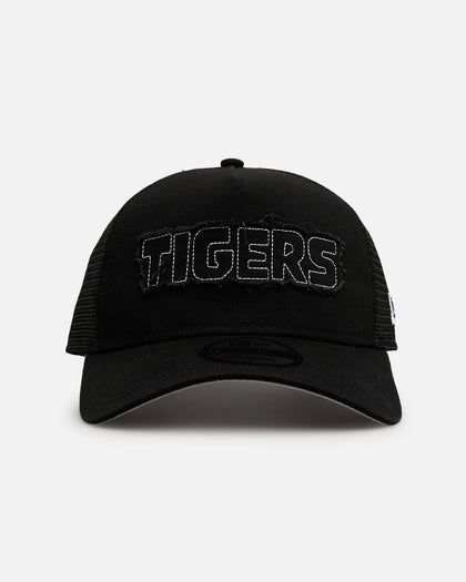 New Era Detroit Tigers 'Distressed' 9FORTY A-Frame Trucker Snapback Black/White