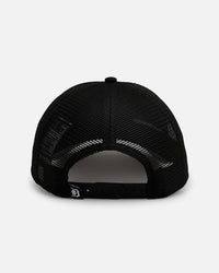 New Era Detroit Tigers 'Distressed' 9FORTY A-Frame Trucker Snapback Black/White