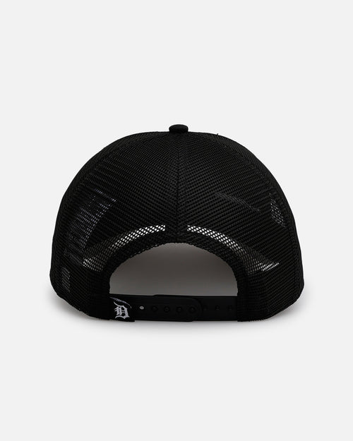 New Era Detroit Tigers 'Distressed' 9FORTY A-Frame Trucker Snapback Black/White