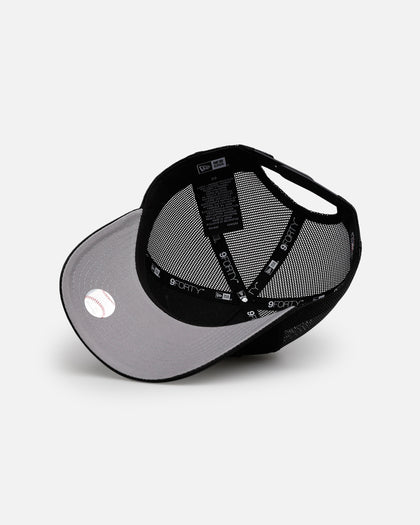 New Era Detroit Tigers 'Distressed' 9FORTY A-Frame Trucker Snapback Black/White