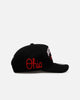 Mitchell & Mess Ohio State Buckeyes 'Shadow Script' Pro Pinch Snapback Black