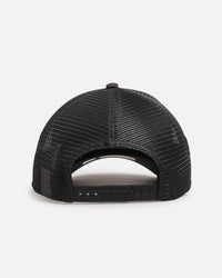 New Era New York Yankees 'Washed Fray' 9FORTY A-Frame Trucker Snapback Washed Grey