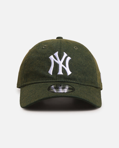 New Era New York Yankees 'Vintage Canvas' 9TWENTY Strapback Washed Green
