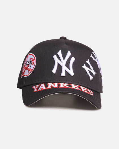 New Era New York Yankees 'MLB All Over Logos' 9FORTY A-Frame Snapback Official Team Colour