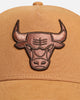 New Era Chicago Bulls 'Washed Canvas' 9FORTY A-Frame Snapback Bronze