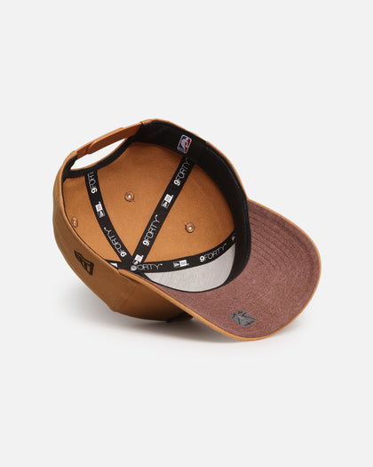 New Era Chicago Bulls 'Washed Canvas' 9FORTY A-Frame Snapback Bronze