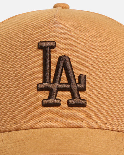 New Era Los Angeles Dodgers 'Washed Canvas' 9FORTY A-Frame Snapback Bronze