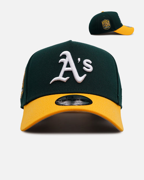 New Era Oakland Athletics 'Oakland Forever' 9FORTY A-Frame Snapback Green/Yellow