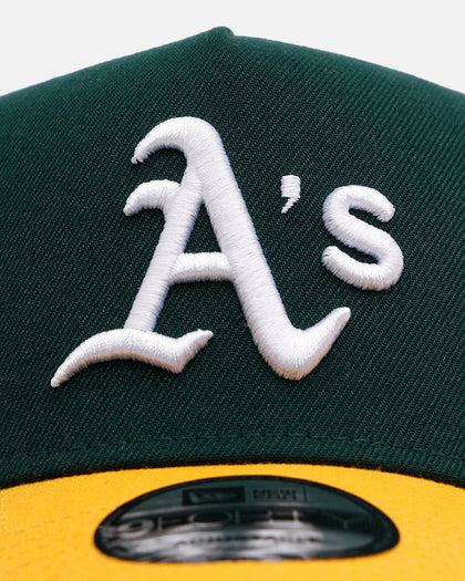 New Era Oakland Athletics 'Oakland Forever' 9FORTY A-Frame Snapback Green/Yellow