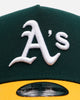New Era Oakland Athletics 'Oakland Forever' 9FORTY A-Frame Snapback Green/Yellow