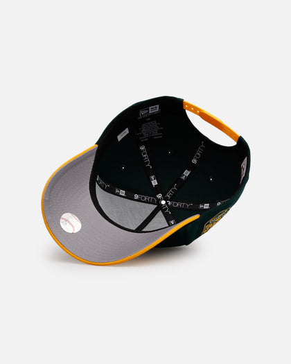New Era Oakland Athletics 'Oakland Forever' 9FORTY A-Frame Snapback Green/Yellow