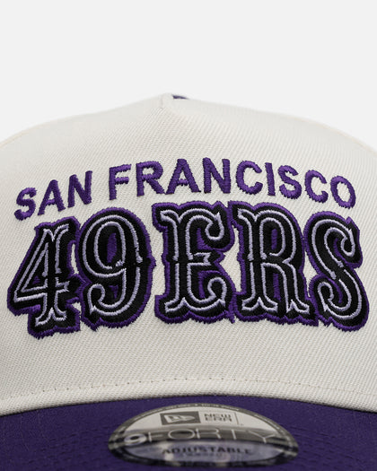New Era San Francisco 49ers 'Purple Haze 2.0' 9FORTY A-Frame Snapback Chrome/Purple