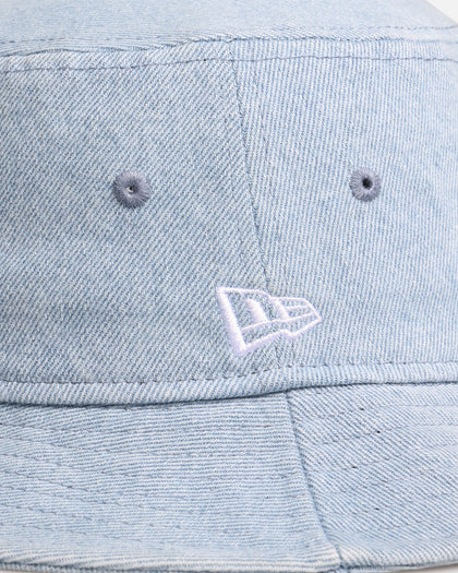 New Era Chicago Bulls 'Washed Denim' Bucket Hat Blue Washed Denim