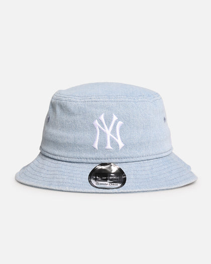 New Era New York Yankees 'Washed Denim' Bucket Hat Blue Washed Denim