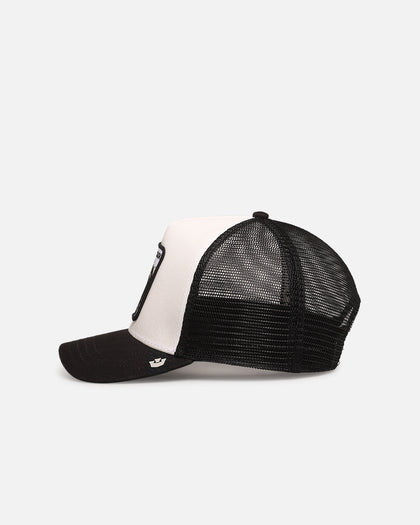 Casquette Snapback Goorin Bros The Farm MV Bovine MVP Trucker – Bleu Kaki, Toile Et Mesh, Adjustable