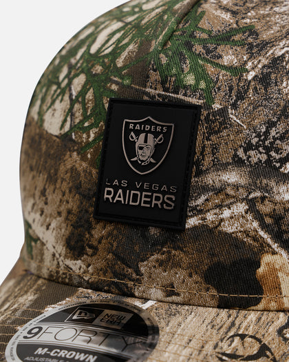 New Era Las Vegas Raiders 'Raiders Sideline' 9FORTY A-Frame Snapback Realtree Camo