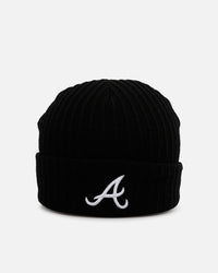 47 Brand Atlanta Braves Harbor Cuff Knit Beanie Black