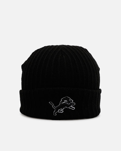 47 Brand Detroit Lions Harbor Cuff Knit Beanie Black