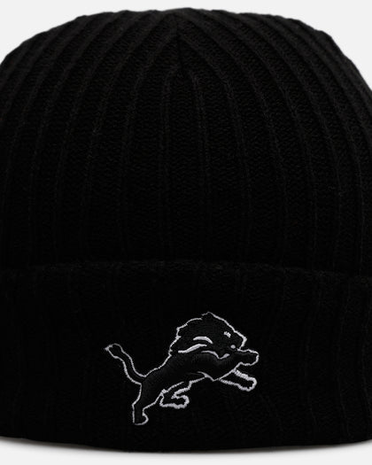 47 Brand Detroit Lions Harbor Cuff Knit Beanie Black