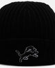 47 Brand Detroit Lions Harbor Cuff Knit Beanie Black