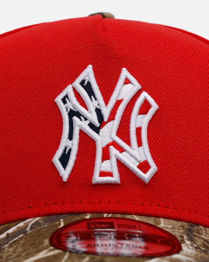 New Era New York Yankees 'Stars And Stripes' 9FORTY A-Frame Snapback Red