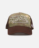 Von Dutch Washed Twill Trucker Snapback Camo