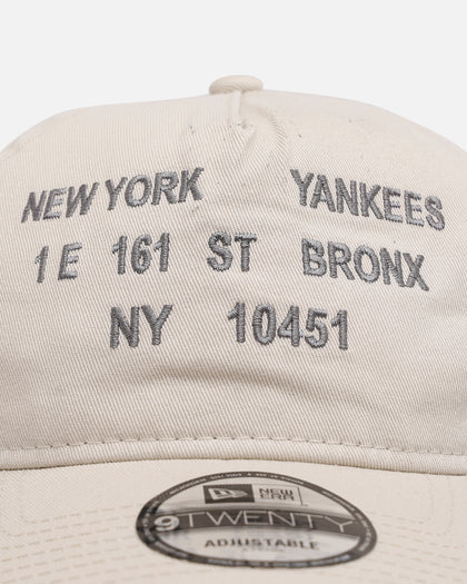 New Era New York Yankees 'Location' 9TWENTY Strapback Cream