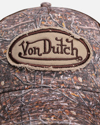 Von Dutch Twill Camo Trucker Snapback Camo
