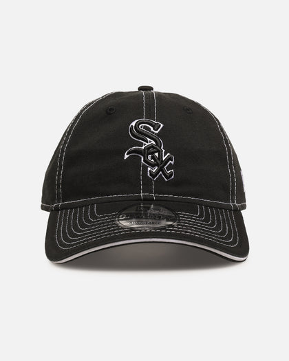 New Era Chicago White Sox 'Contrast Stitch' 9TWENTY Strapback Official Team Colour