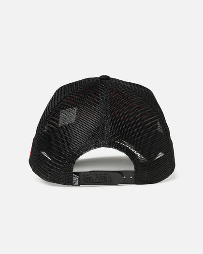 Von Dutch Fire Patch Trucker Snapback Black/Yellow