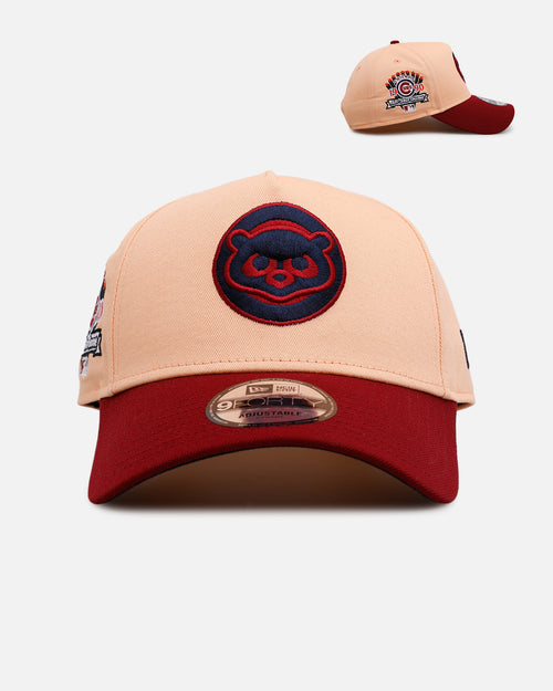 New Era Chicago Cubs 'Volcano' 9FORTY A-Frame Snapback Peach