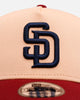 New Era San Diego Padres 'Volcano' 9FORTY A-Frame Snapback Peach