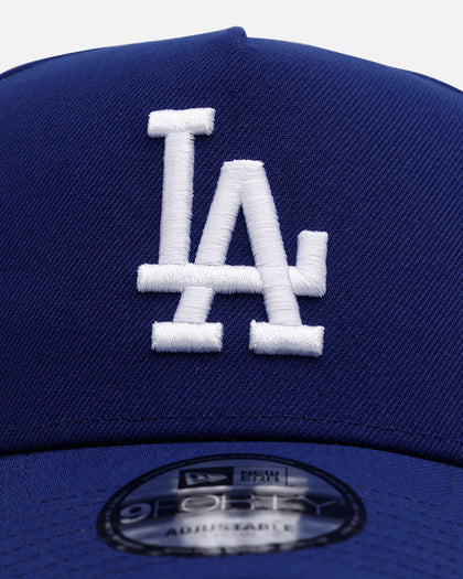 New Era Los Angeles Dodgers '#8 Side Patch' 9FORTY A-Frame Snapback Dark Royal