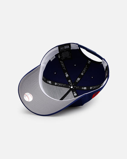 New Era Los Angeles Dodgers '#8 Side Patch' 9FORTY A-Frame Snapback Dark Royal
