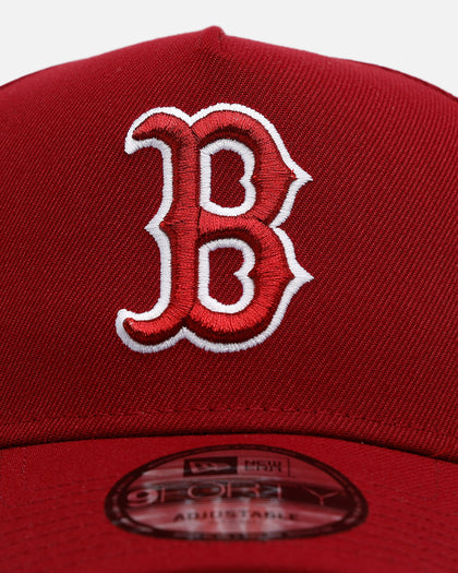 New Era Boston Red Sox 'Candy Apple' 9FORTY A-Frame Snapback Cardinal