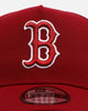 New Era Boston Red Sox 'Candy Apple' 9FORTY A-Frame Snapback Cardinal
