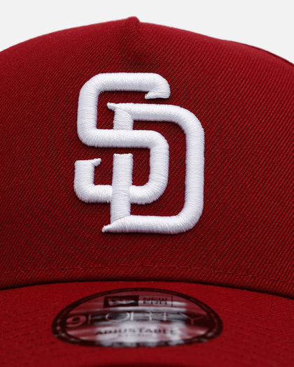 New Era San Diego Padres 'Candy Apple' 9FORTY A-Frame Snapback Cardinal