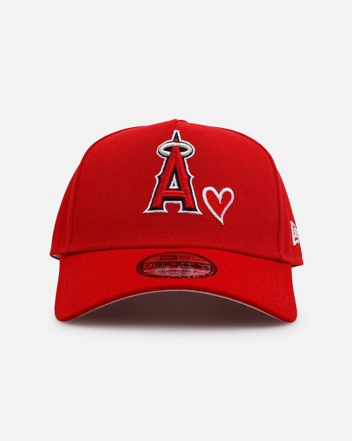 New Era Los Angeles Angels 'Team Color Hearts' 9FORTY A-Frame Snapback Official Team Color